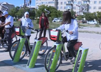 Кентау қаласында «City bike» іске қосылды