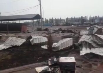 Алакөлдегі өрттен 7 адам зардап шекті