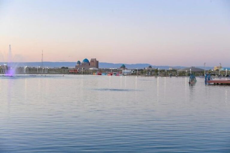 ТҮРКІСТАН ҚАЛАСЫНДА ЖАСАНДЫ КӨЛІ БАР САЯБАҚ АШЫЛДЫ