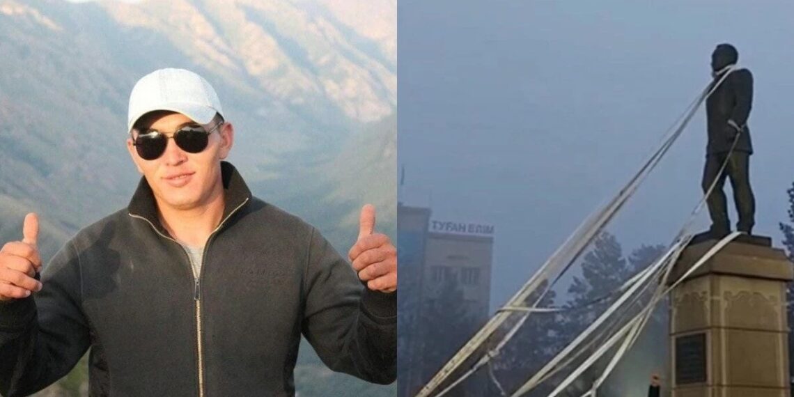 Талдықорғанда Назарбаевтың мүсінін құлатқан Азамат Батырбаевқа қатысты сот шешімі шықты