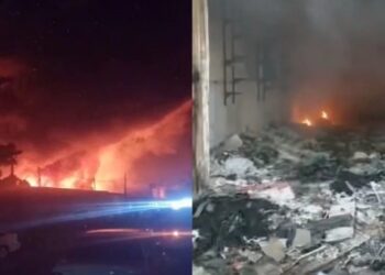 Жетісай базары өртке оранды