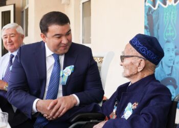 КЕНТАУДА 100 ЖАСТАҒЫ СОҒЫС АРДАГЕРІНЕ ҚҰРМЕТ КӨРСЕТІЛДІ