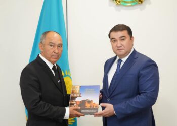 НҰРАЛХАН КӨШЕРОВ ТҮРІКМЕНСТАН РЕСПУБЛИКАСЫНЫҢ ДЕЛЕГАЦИЯСЫМЕН КЕЗДЕСТІ