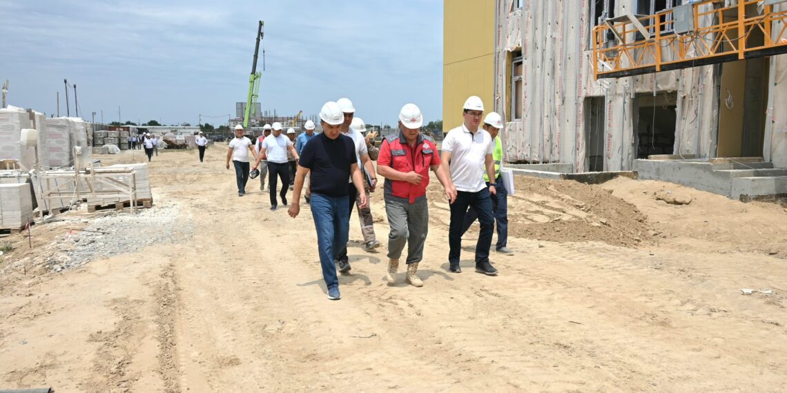 АППАРАТ БАСШЫСЫ МАҚТААРАЛ МЕН ЖЕТІСАЙДАҒЫ ҚҰРЫЛЫС ЖҰМЫСТАРЫМЕН ТАНЫСТЫ