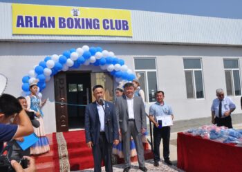 Шардара қаласында жаңа бокс залы ашылды