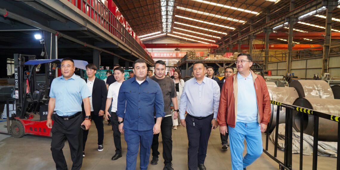 ТҮРКІСТАН ОБЛЫСЫ ӘКІМІ БАСТАҒАН  ДЕЛЕГАЦИЯСЫ ҚЫТАЙДЫҢ ІРІ ӨНДІРІС ОРЫНДАРЫНДА БОЛДЫ