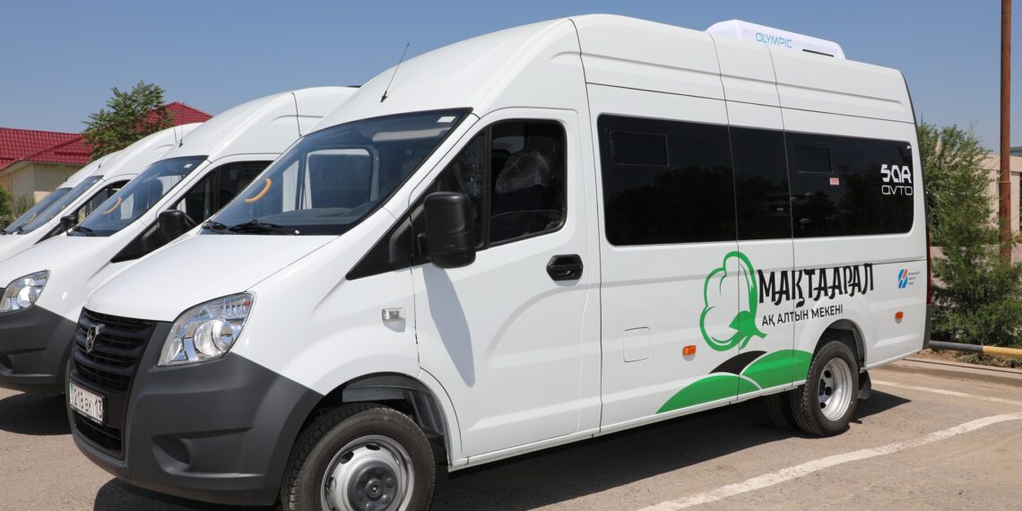 ТҮРКІСТАН: МАҚТААРАЛДА ҚОҒАМДЫҚ КӨЛІКТЕР ЖАҢАРТЫЛЫП ЖАТЫР