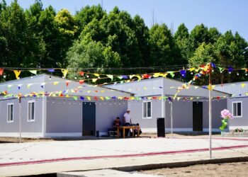 ТӨЛЕБИДЕ БАЛАЛАРҒА АРНАЛҒАН МОДУЛЬДІ ЛАГЕРЬ АШЫЛДЫ