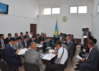 ШАРДАРА АУДАНЫНДА КЕЗЕКТІ АППАРАТТЫҚ МӘЖІЛІС ӨТТІ