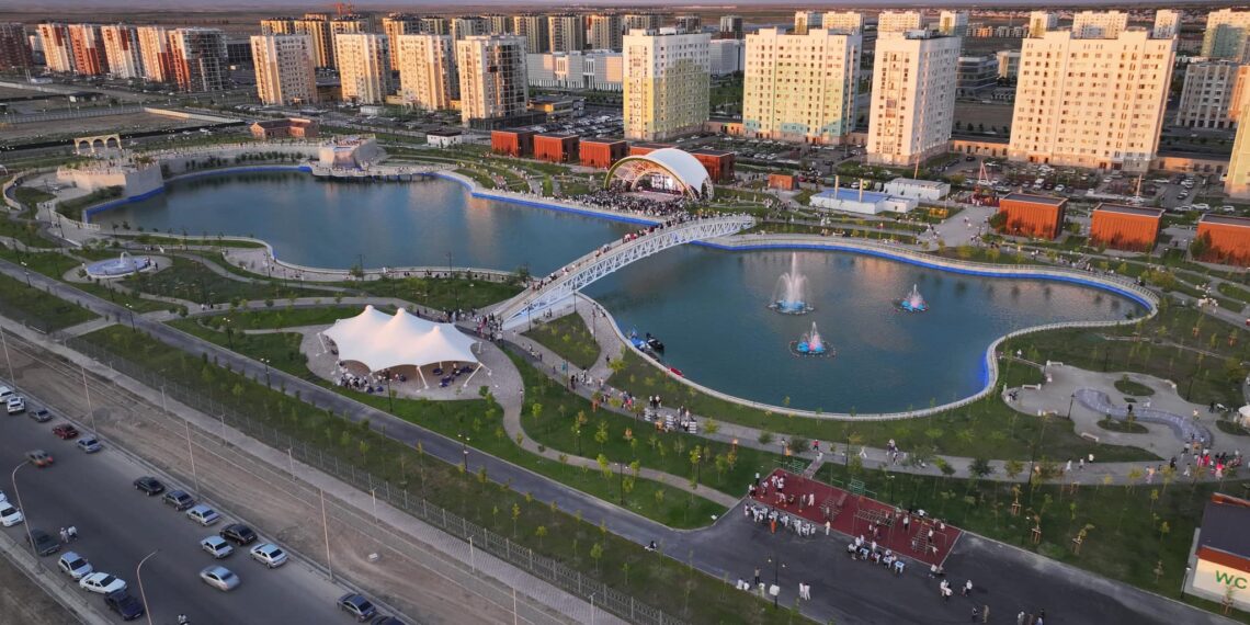 ТҮРКІСТАНДА ЖАСАНДЫ КӨЛІ БАР ДЕМАЛЫС АЙМАҒЫ АШЫЛДЫ