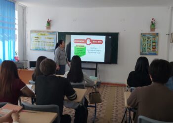 ШАРДАРА: КОЛЛЕДЖ СТУДЕНТТЕРІМЕН БУЛЛИНГТІҢ АЛДЫН АЛУҒА БАҒЫТТАЛҒАН АҒАРТУ САБАҒЫ ӨТТІ