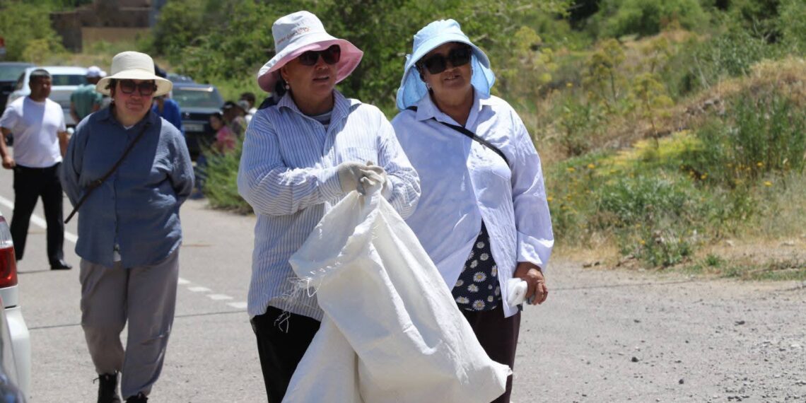 ТҮЛКІБАСТА КЕЗЕКТІ РЕТ ЖАЛПЫАУДАНДЫҚ ТАЗАЛЫҚ АКЦИЯСЫ ӨТТІ