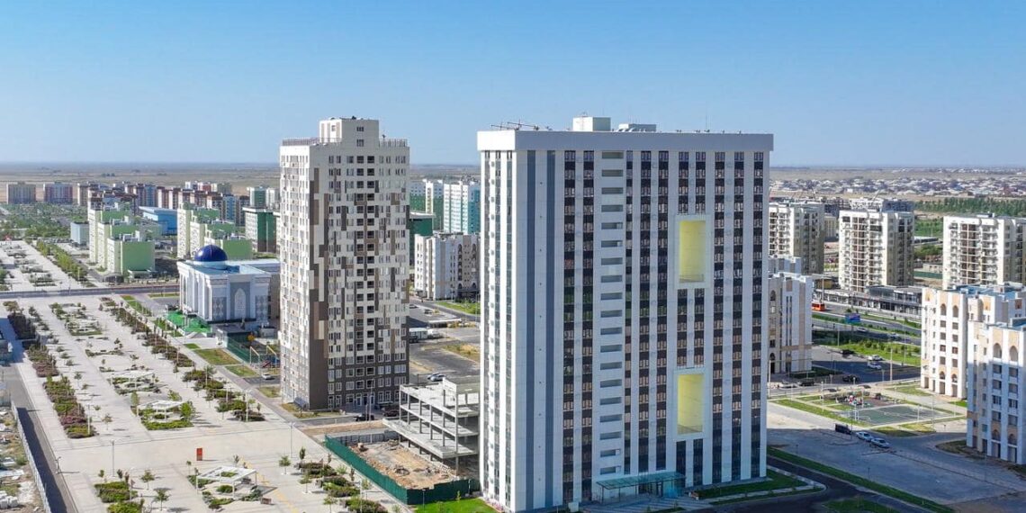 Түркістан облысында тұрғын үй құрылысы көлемі 1 миллион шаршы метрден асады