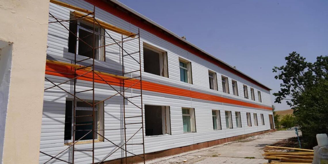 ҚАЗЫҒҰРТ АУДАНЫНДАҒЫ ӘЛЕУМЕТТІК НЫСАНДАРДЫҢ ҚҰРЫЛЫСЫ ҚАРАЛДЫ