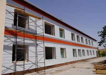 ҚАЗЫҒҰРТ АУДАНЫНДАҒЫ ӘЛЕУМЕТТІК НЫСАНДАРДЫҢ ҚҰРЫЛЫСЫ ҚАРАЛДЫ