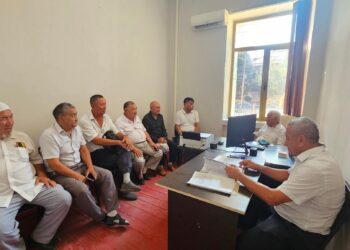 КЕЛЕС АУДАНЫ АБАЙ АУЫЛЫ АҚСАҚАЛДАР КЕҢЕСІНІҢ ОТЫРЫСЫ ӨТТІ