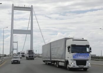 Ауыл шаруашылығы өнімдері тиелген түркістандық керуен Абай облысына жетті