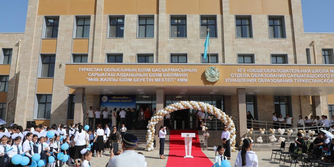 САРЫАҒАШ АУДАНЫНДА «КЕЛЕШЕК МЕКТЕПТЕРІ» ҰЛТТЫҚ ЖОБАСЫ АЯСЫНДА ЕКІ ЖАҢА МЕКТЕП АШЫЛДЫ