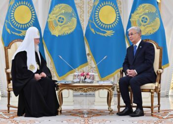 Қасым-Жомарт Тоқаев Мәскеу және бүкіл Ресей патриархы Кириллмен кездесу өткізді