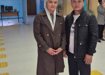 САЙРАМДА ЖАС ЖҰБАЙЛАР САЙЛАУДА ДАУЫС БЕРДІ