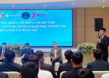«ЗАҢ МЕН ТӘРТІП»: ТҮРКІСТАНДА «БІЛІМДІ ЖАСТАР – ЕЛ ЕРТЕҢІ» АТТЫ ОБЛЫСТЫҚ КӨШБАСШЫЛАР ФОРУМЫ ӨТТІ