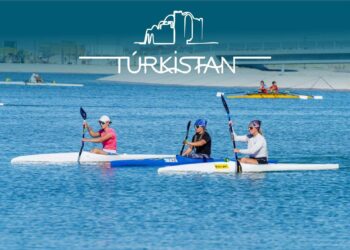 ТҮРКІСТАНДАҒЫ ЕСКЕК ЕСУ КЕШЕНІ СУ СПОРТЫНЫҢ ДАМУЫНА СЕРПІН БЕРІП, ҚОРЖЫНҒА 481 МЕДАЛЬ ТҮСТІ