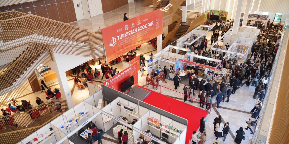 ТҮРКІСТАНДА ТҮРКІ ТІЛДЕС ЕЛДЕРДІҢ «TURKESTAN BOOK FAIR» ХАЛЫҚАРАЛЫҚ КІТАП КӨРМЕ-ЖӘРМЕҢКЕСІ ӨТУДЕ