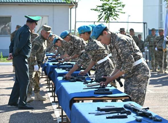 В ЖЕТЫСАЕ ВЫСОКОМ УРОВНЕ ОРГАНИЗОВАН ВОЕННО-ПАТРИОТИЧЕСКИЙ КОНКУРС «ЖАС САРБАЗ»