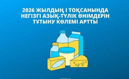_Қазақстанда 2026 жылдың I тоқсанында негізгі азық-түлік өнімдерін тұтыну көлемі артты