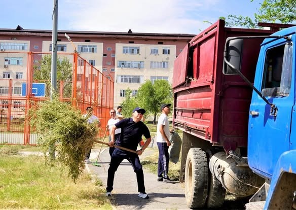 «ТАЗА ҚАЗАҚСТАН»:  КЕНТАУДА ЖАЛПЫҚАЛАЛЫҚ СЕНБІЛІК ӨТТІ
